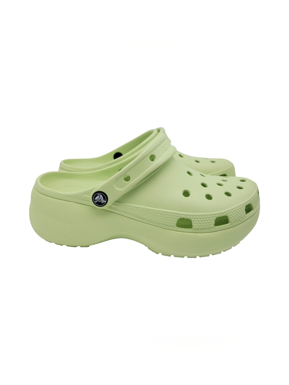 Crocs Classic Platform Clog Celery Green Women's Size 9